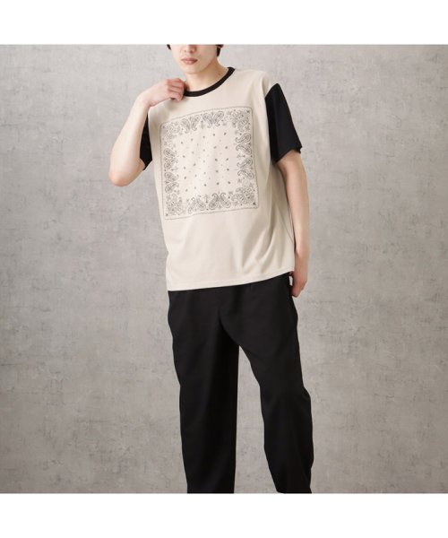 MAC HOUSE(men)(マックハウス（メンズ）)/T－GRAPHICS ティーグラフィックス モードプリント半袖Tシャツ F52004DM/img06