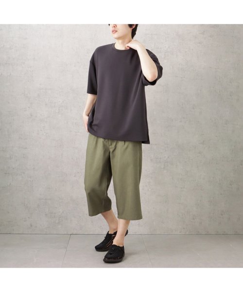 MAC HOUSE(men)(マックハウス（メンズ）)/NAVY ネイビー リネンライククロップドパンツ NV－M015/img03