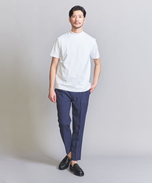 BEAUTY&YOUTH UNITED ARROWS(ビューティーアンドユース　ユナイテッドアローズ)/【WEB限定 WARDROBE SMART】クリア  ガスコットン モックネック カットソー【抗菌・防臭】/img04