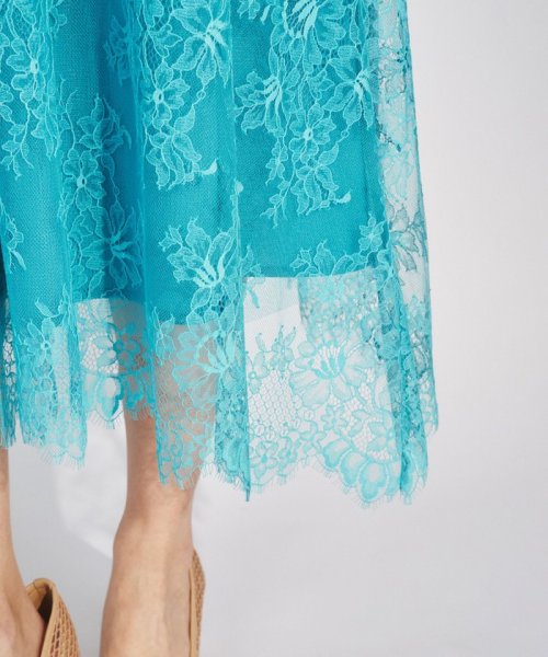 レースフレアスカート 