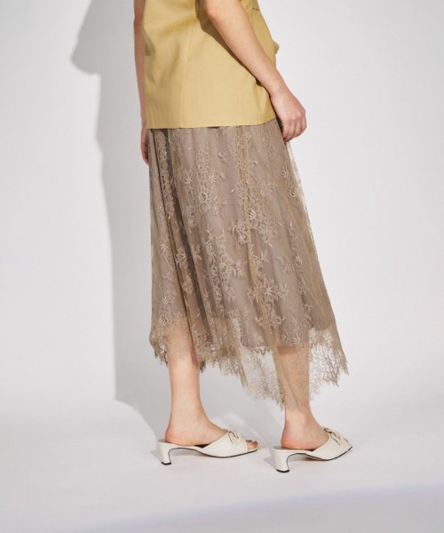 レースフレアスカート 
