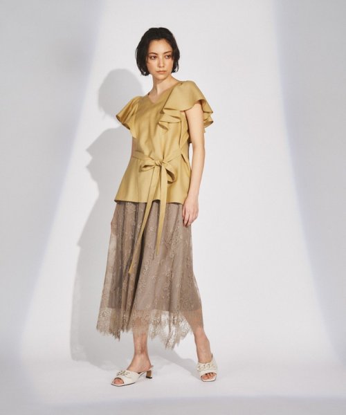 レースフレアスカート 