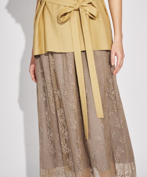 レースフレアスカート 