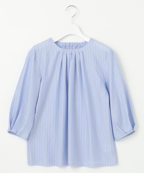 J.PRESS LADIES（LARGE SIZE）(J．プレス　レディス（大きいサイズ）)/【イージーケア】 STRIPE JERSEY ボリュームスリーブ カットソー/img06