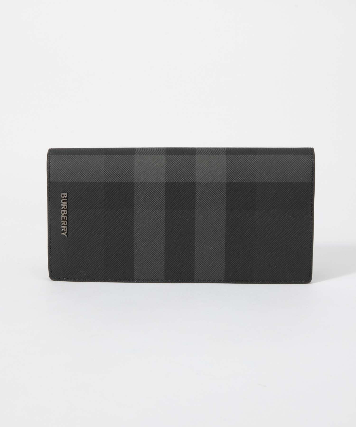 バーバリー BURBERRY 8064598 長財布 メンズ 財布 チャコールチェック レザー コンチネンタルウォレット ロングウォレット ロゴ  プレゼント ブ