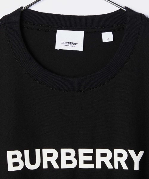 BURBERRY(バーバリー)/バーバリー BURBERRY 8055307 Ｔシャツ メンズ トップス 半袖 コットン クルーネック カットソー ロゴプリント クルーネック 黒 カジュアル /img05