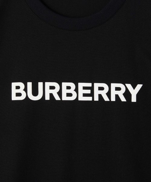 BURBERRY(バーバリー)/バーバリー BURBERRY 8055307 Ｔシャツ メンズ トップス 半袖 コットン クルーネック カットソー ロゴプリント クルーネック 黒 カジュアル /img07