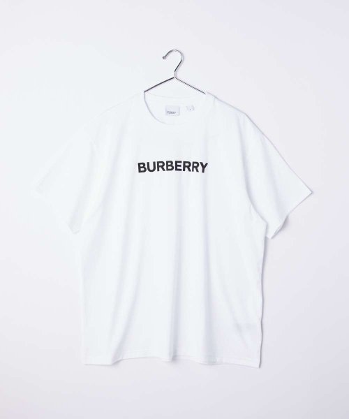 BURBERRY(バーバリー)/バーバリー BURBERRY 8055309 Ｔシャツ メンズ トップス 半袖 コットン クルーネック カットソー ロゴプリント クルーネック 白 カジュアル /img01