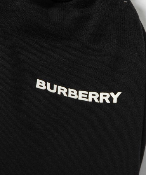 BURBERRY(バーバリー)/バーバリー BURBERRY 8055338 ロングパンツ メンズ ボトムス スウェット ロゴプリント コットン ジョギングパンツ ズボン ブラック XS S /img06