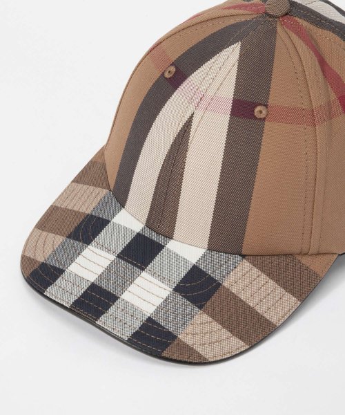 BURBERRY(バーバリー)/バーバリー BURBERRY 8056080 キャップ メンズ レディース 帽子 ヴィンテージチェック ベースボールキャップ コットン ロゴ A8894 ブラウ/img03