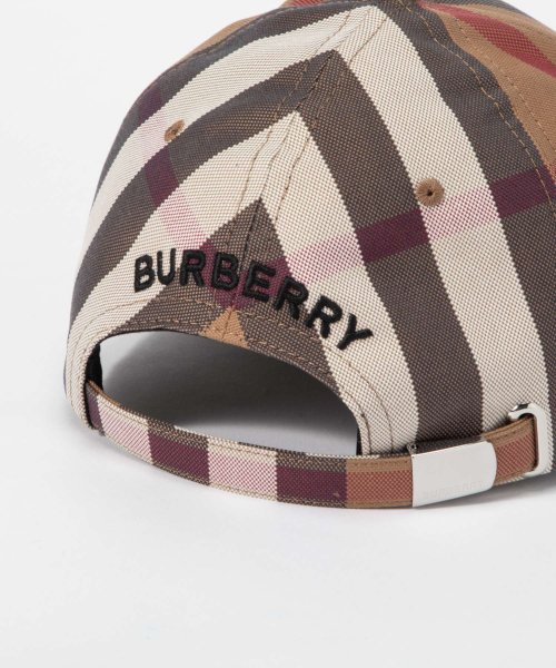 BURBERRY(バーバリー)/バーバリー BURBERRY 8056080 キャップ メンズ レディース 帽子 ヴィンテージチェック ベースボールキャップ コットン ロゴ A8894 ブラウ/img04