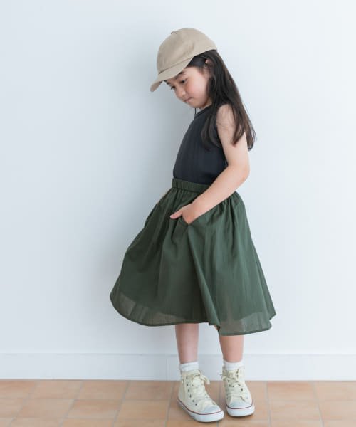 URBAN RESEARCH DOORS（Kids）(アーバンリサーチドアーズ（キッズ）)/『親子リンク』コットンローンギャザースカート(KIDS)/img04