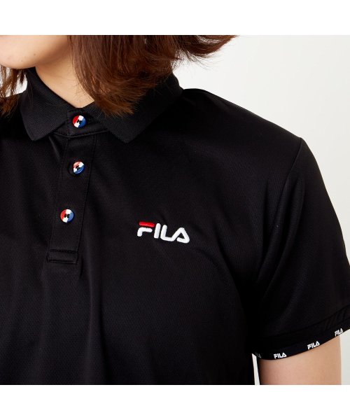 FILA(フィラ)/【ラン】ピンホールメッシュ ポロシャツ レディース/img04