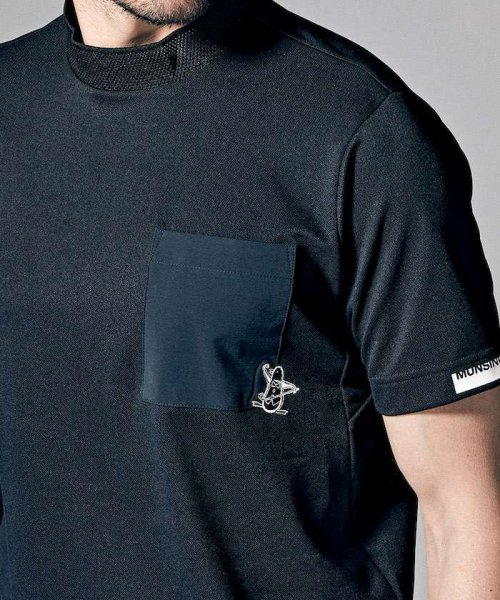 Munsingwear(マンシングウェア)/EXcDRY D－Tec&SUNSCREENモックネック半袖シャツ(高速ドライ/吸汗速乾/遮熱)【アウトレット】/img08