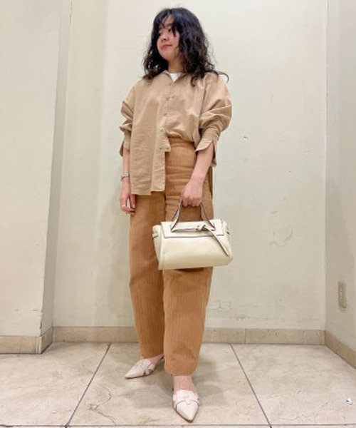 Knoty/レザーベルテッドトートBAG(mini) 0背胴