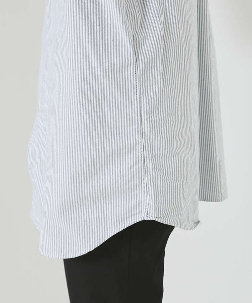 ABAHOUSE(ABAHOUSE)/【Individualized shirts】別注 / ストライプ バンドカラー/img28