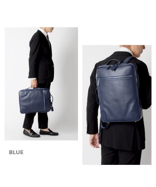 GUIONNET(GUIONNET)/GUIONNET バックパック PG008 2WAY SHRINK LEATHER BACKPACK ギオネ 3way シュリンクレザー メンズ レディース  /img21