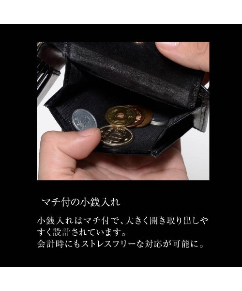 GUIONNET(GUIONNET)/GUIONNET 二つ折り財布 Bridle leather wallet ギオネ ブライドルレザー メンズ pg－202/img15