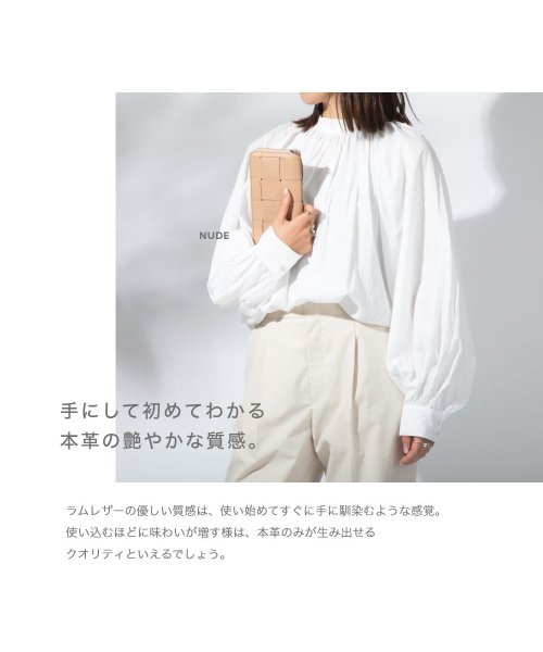 GUIONNET(GUIONNET)/GUIONNET 長財布 イントレチャート PG101B BOLD INTRECCIATO ROUND FASTNER LONG WALLET ギオネ ボールド/img05