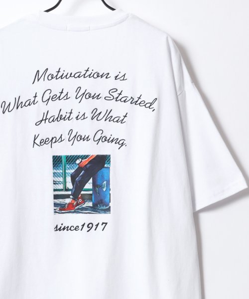 LAZAR(ラザル)/【Lazar】CONVERSE/コンバース オーバーサイズ オールスター スニーカー バック刺繍 ロゴ ワンポイント刺繍 Tシャツ メンズ レディース/img08