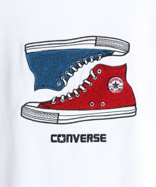 LAZAR(ラザル)/【Lazar】CONVERSE/コンバース オーバーサイズ オールスター スニーカー バック刺繍 ロゴ ワンポイント刺繍 Tシャツ メンズ レディース/img20