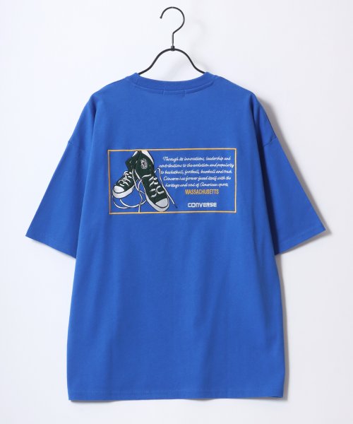 LAZAR(ラザル)/【Lazar】CONVERSE/コンバース オーバーサイズ オールスター スニーカー バック刺繍 ロゴ ワンポイント刺繍 Tシャツ メンズ レディース/img37