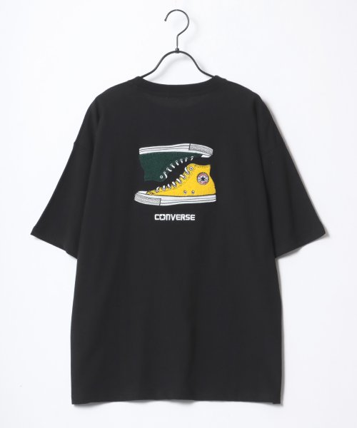LAZAR(ラザル)/【Lazar】CONVERSE/コンバース オーバーサイズ オールスター スニーカー バック刺繍 ロゴ ワンポイント刺繍 Tシャツ メンズ レディース/img43