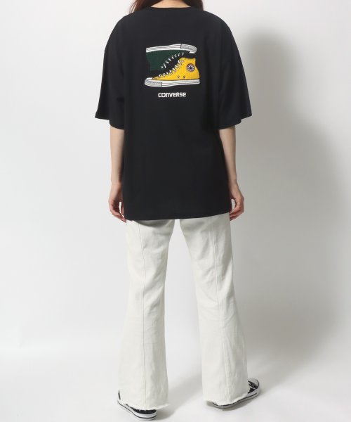 LAZAR(ラザル)/【Lazar】CONVERSE/コンバース オーバーサイズ オールスター スニーカー バック刺繍 ロゴ ワンポイント刺繍 Tシャツ メンズ レディース/img64