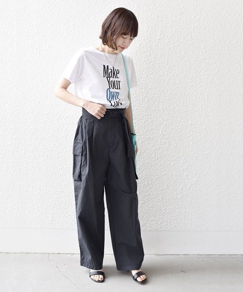 SHIPS WOMEN(シップス　ウィメン)/* オーガニックコットン 2パターン ロゴ TEE◇/img02