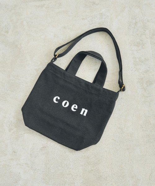 coen(coen)/coen2WAYロゴトートバッグSサイズ/img08