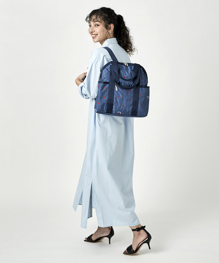 DOUBLE TROUBLE BACKPACKデニムストロベリー(505267489) | LeSportsac