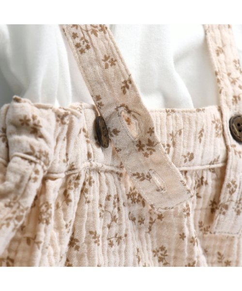 BRANSHES(ブランシェス)/【ベビー/やわらかガーゼ】ガーゼジャンパースカート+衿付きTシャツセット/img14