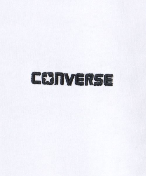 LAZAR(ラザル)/★【Lazar】CONVERSE/コンバース ロゴ オールスター ワンポイント刺繍 半袖Tシャツ/レディース メンズ Tシャツ カジュアル/img08