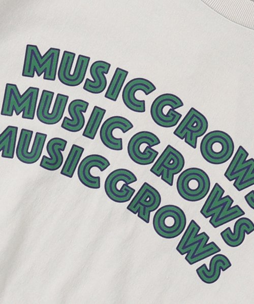 GROOVY COLORS(グルービーカラーズ)/天竺 MUSIC GROWS 裾リブ Tシャツ/img05