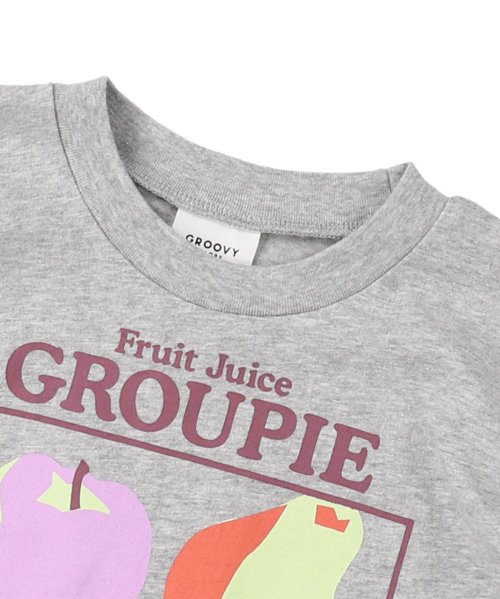 GROOVY COLORS(グルービーカラーズ)/天竺 FRUITS タックスリーブ Tシャツ/img02