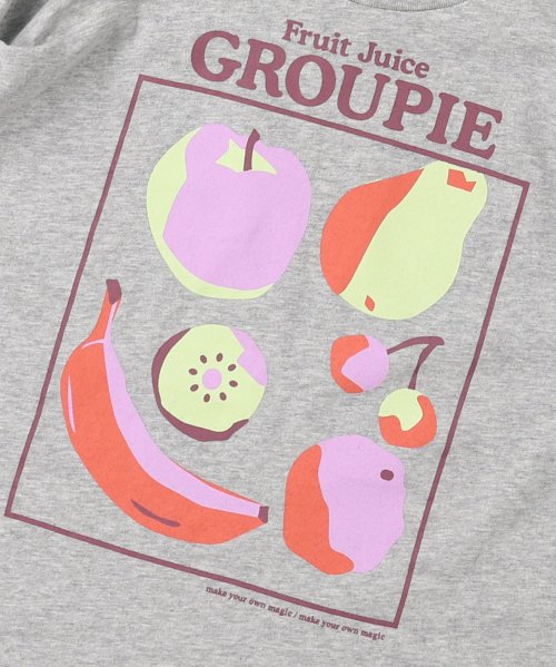 GROOVY COLORS(グルービーカラーズ)/天竺 FRUITS タックスリーブ Tシャツ/img03