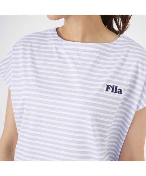 FILA(フィラ（スイムウェア）)/【フィットネス】水陸両用・UVカット ボーダーコクーンアクアＴシャツ レディース/img09