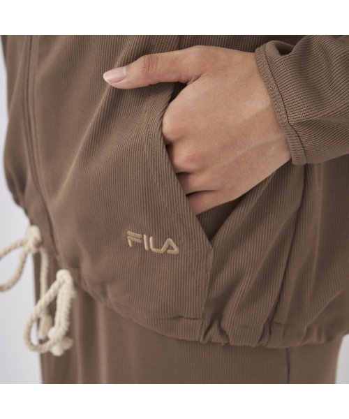 FILA(フィラ（スイムウェア）)/【フィットネス】水陸両用 UVカット リブフルジップパーカー レディース/img09