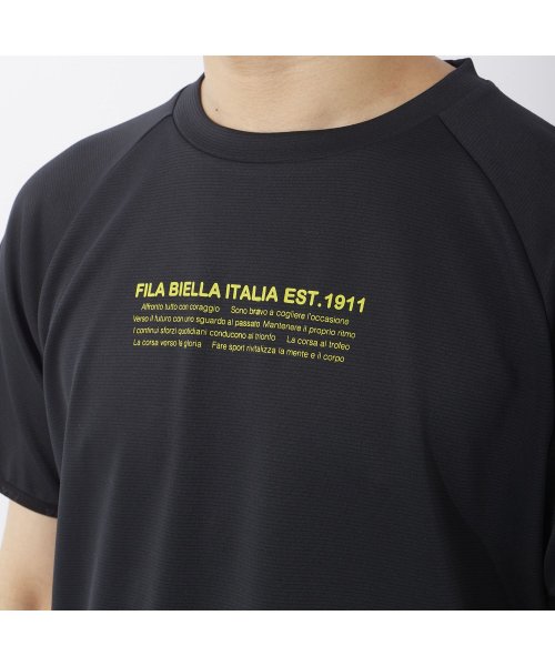 fila(men)(フィラ（メンズ）)/【ラン】接触冷感 プリントラグランTシャツ メンズ/img04