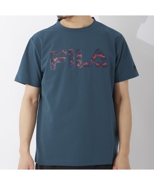 fila(men)(フィラ（メンズ）)/【ラン】ポリブチレンテレフタレート 鹿の子 Tシャツ メンズ/img06