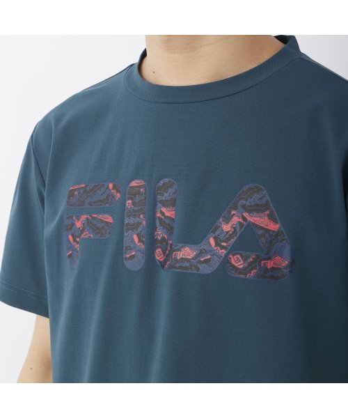 fila(men)(フィラ（メンズ）)/【ラン】ポリブチレンテレフタレート 鹿の子 Tシャツ メンズ/img09