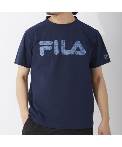 fila(men)(フィラ（メンズ）)/【ラン】ポリブチレンテレフタレート 鹿の子 Tシャツ メンズ/img11