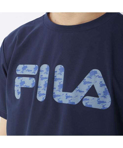 fila(men)(フィラ（メンズ）)/【ラン】ポリブチレンテレフタレート 鹿の子 Tシャツ メンズ/img14