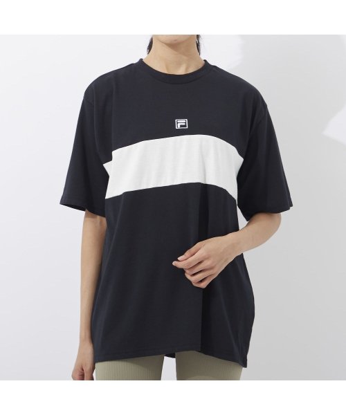 FILA(フィラ)/【ラン】UVカット 切替Ｔシャツ レディース/img01