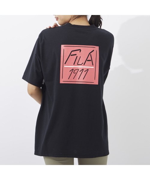 FILA(フィラ)/【ラン】UVカット 切替Ｔシャツ レディース/img03
