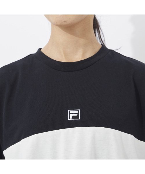 FILA(フィラ)/【ラン】UVカット 切替Ｔシャツ レディース/img04