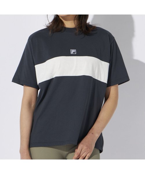 FILA(フィラ)/【ラン】UVカット 切替Ｔシャツ レディース/img05