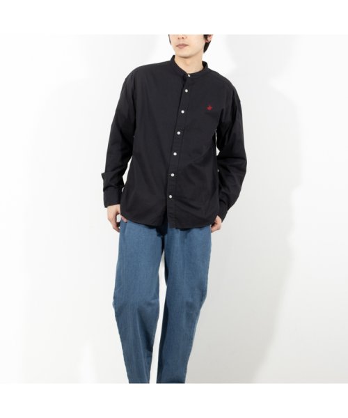 MAC HOUSE(men)(マックハウス（メンズ）)/BEVERLY HILLS POLO CLUB ビバリーヒルズポロクラブ バンドカラーシャツ 0170－4040BS/img04