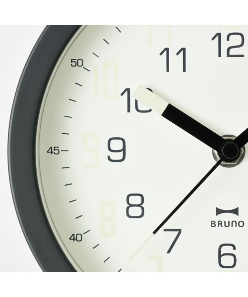 BRUNO(ブルーノ)/BRUNO ブルーノ 時計 壁掛け 置き 2way 蓄光 7セグ クロック ブラック 黒 BCW045/img04