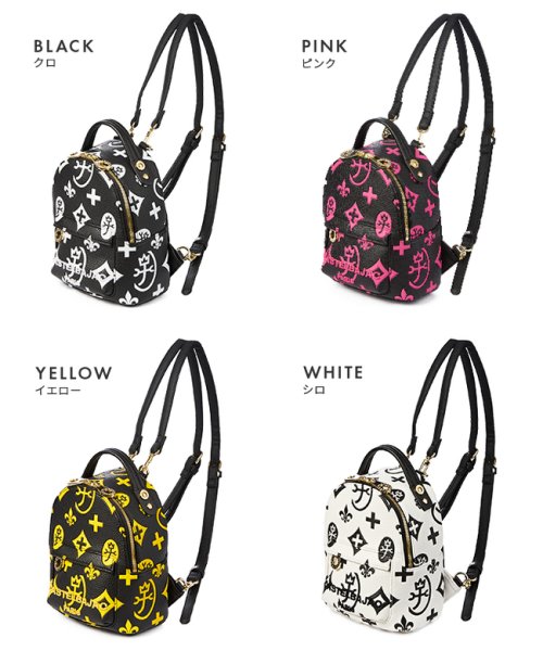 カステルバジャック バッグ リュック ミニリュック レディース ブランド モノグラム 小さめ CASTELBAJAC 68732 　　　　　